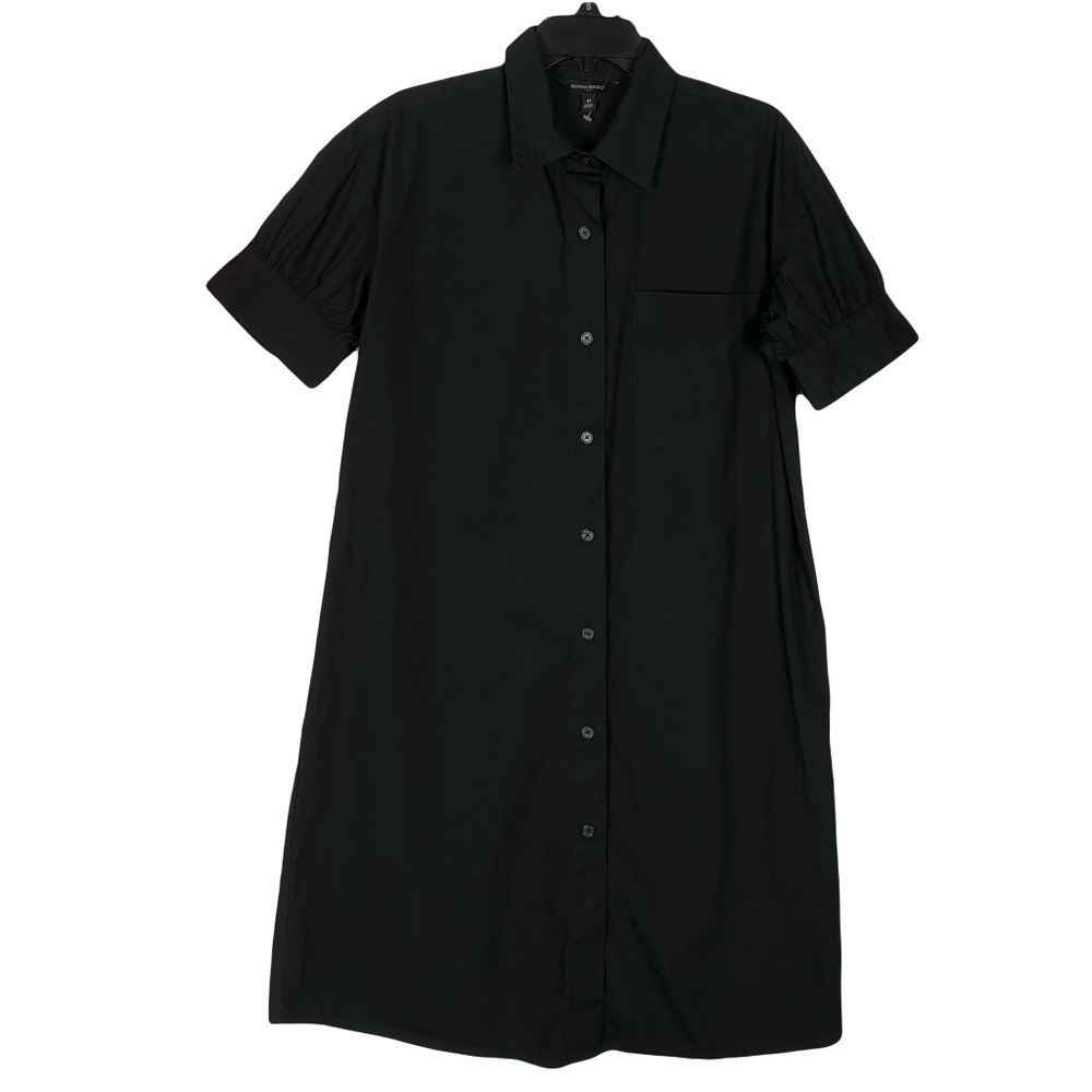 Nwot Banana Republic Poplin Shirtdress Medium Cotton - Picture 1 of 8